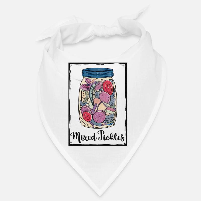 Verre de cornichons mixtes Bandana