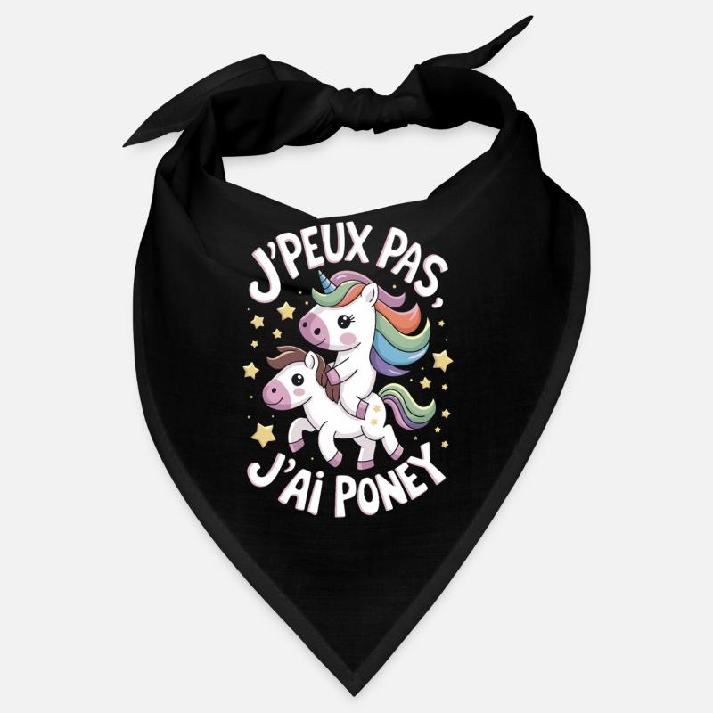 J' peux pas j'ai Poney Bandana