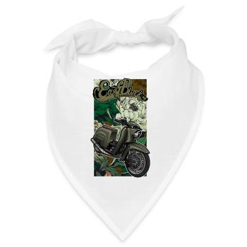 Schwalbe KR51/1 // Illustration - Bandana - Weiß - Vorne
