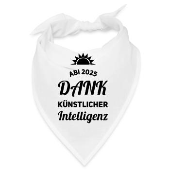 ABI 2025 - Bandana - Weiß - Vorne