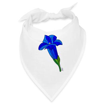 BAVARIAN UNICORN - Enzian - Bandana - Weiß - Vorne