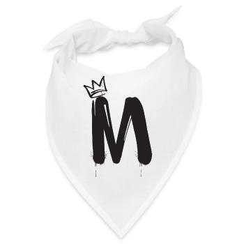 M - Bandana - Weiß - Vorne