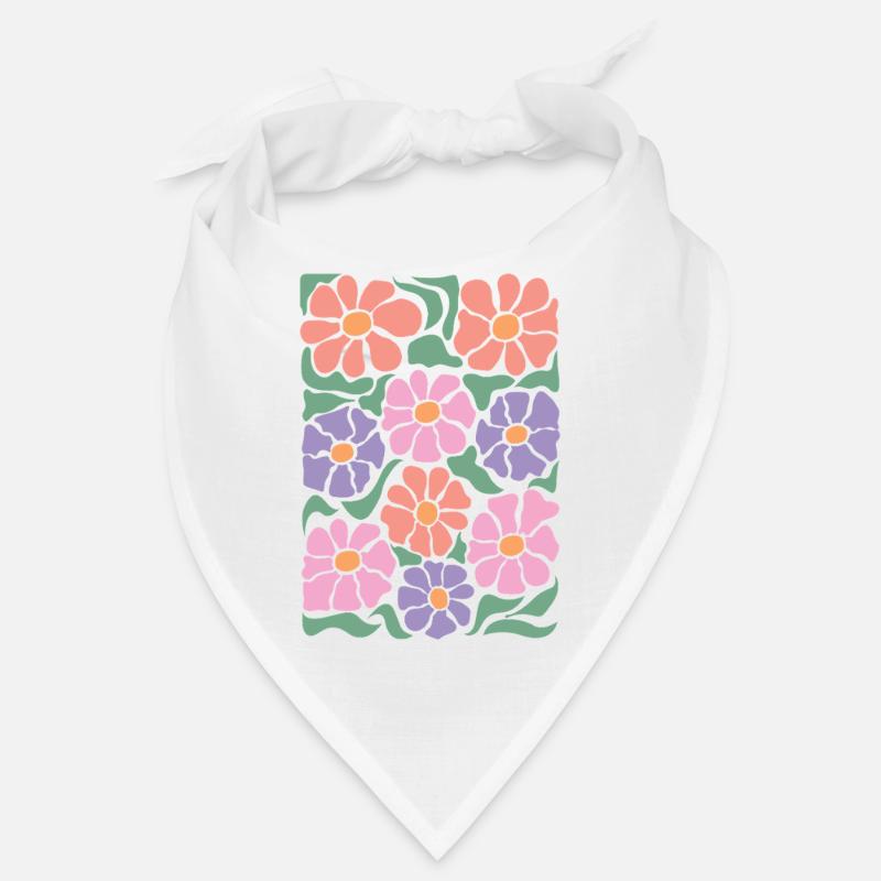 Boho Flora Flowers Bandana