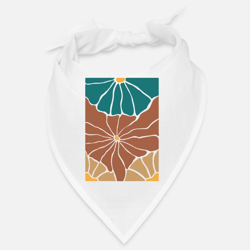 Boho Flora Blumen Bandana