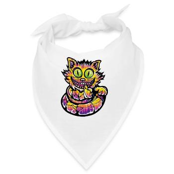 Wildkatze - Bandana - Weiß - Vorne