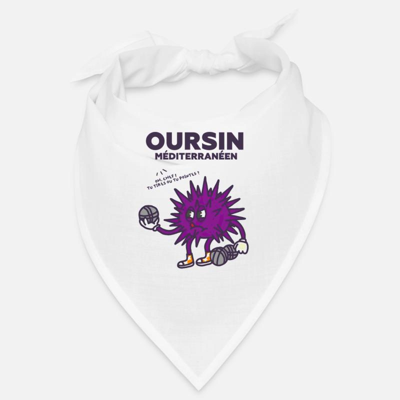 Oursin pétanque méditerranéean Bandana