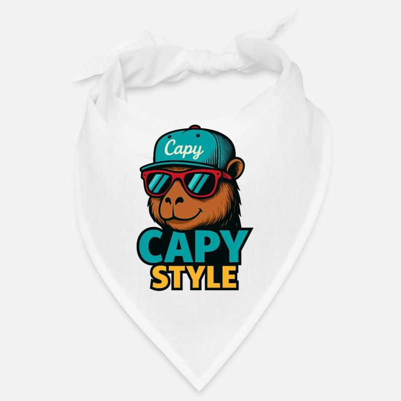 Capy Style Cap Graphic Bandana