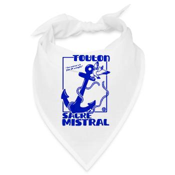 Anker von Marin Mistral Toulon - Bandana - Weiß - Vorne