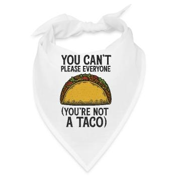Du bist kein Taco - Bandana - Weiß - Vorne