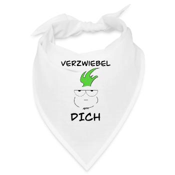 Launische Zwiebel - Bandana - Weiß - Vorne