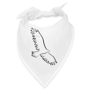 Tänzer der Thermik - Bandana - Weiß - Vorne