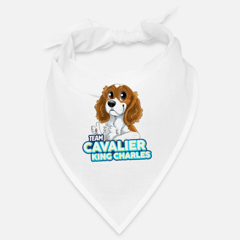 TEAM Cavalier King Charles - Blanc et Feu Bandana