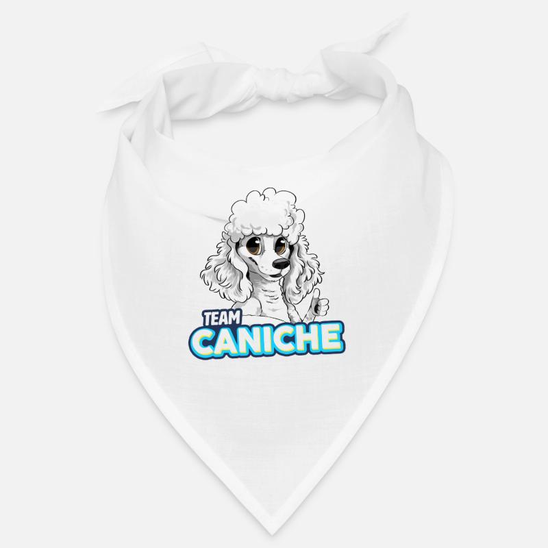 TEAM Caniche - Blanc Bandana