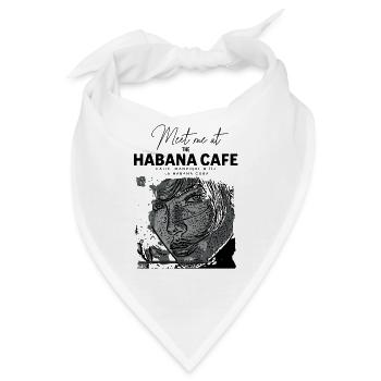 Porträt Verlobt im Café in Havanna - Bandana - Weiß - Vorne