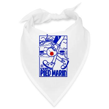 Pied Marin Toulon Bachi - Bandana - Weiß - Vorne