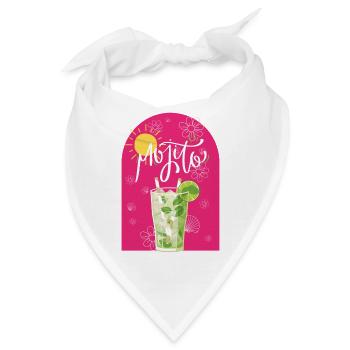 Mojito - Bandana - Weiß - Vorne
