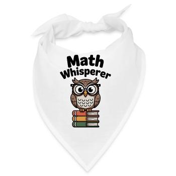 Mathe-Flüsterer - Bandana - Weiß - Vorne