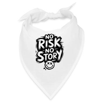 No Risk No Story - Bandana - Weiß - Vorne