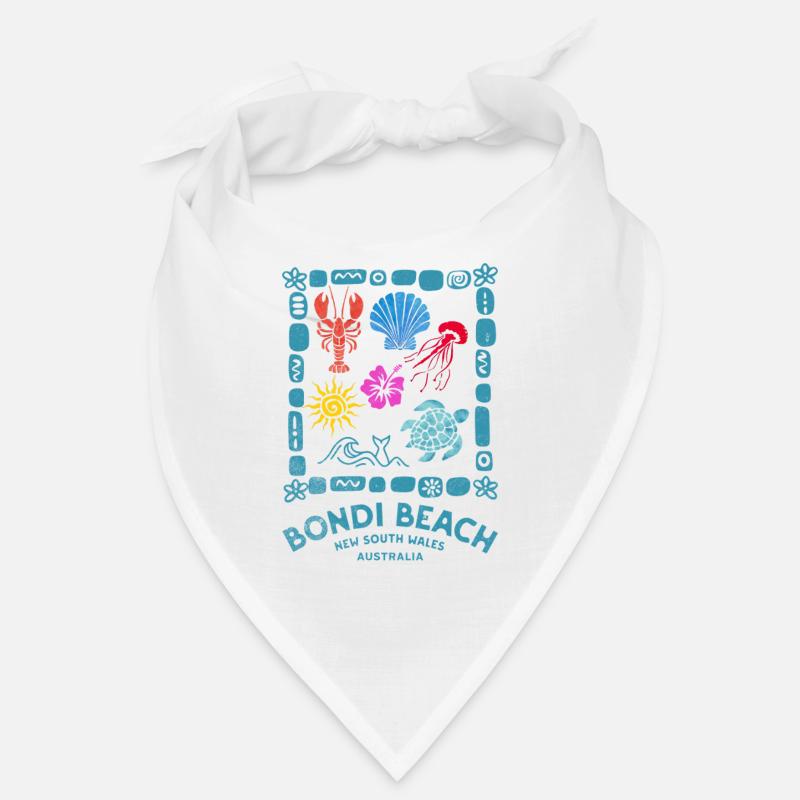 Bondi Beach Pattern Australia Bandana