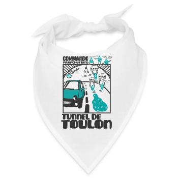Goutte-Tunnel Toulon Commando - Bandana - Weiß - Vorne