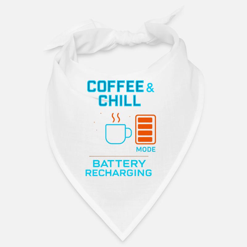 Coffe and chill battery recharging Bandana