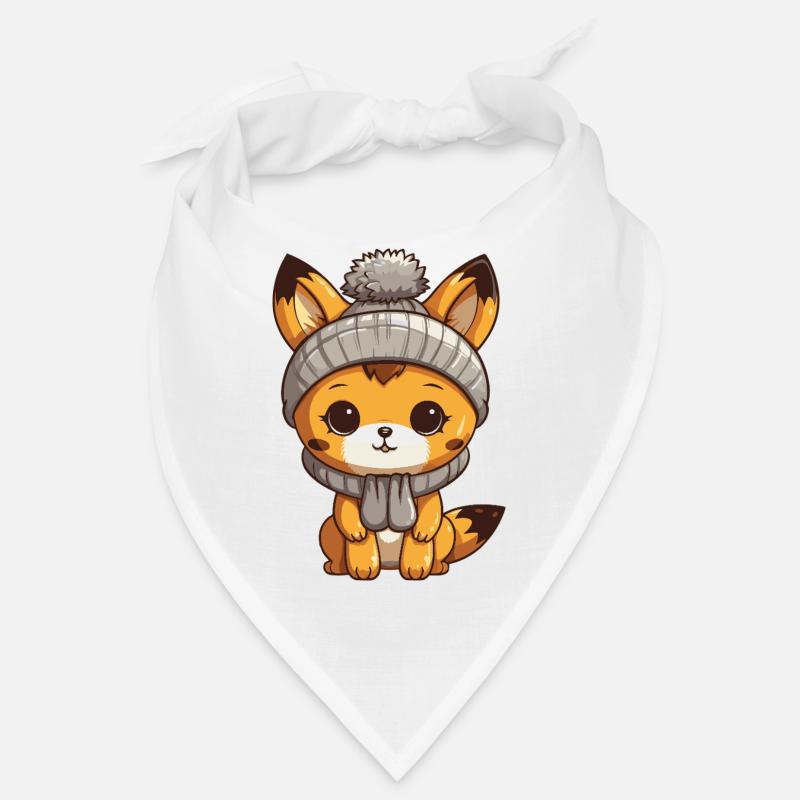 Fuchs Winter Comic Bandana