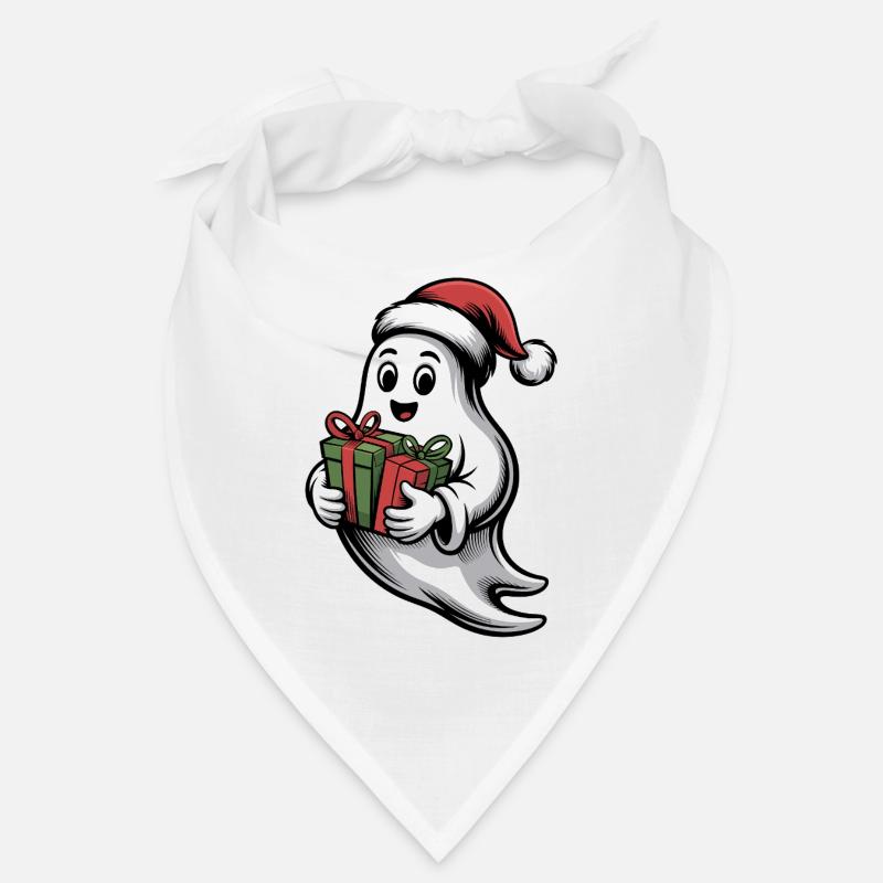 Weihnachtsgeist mit Geschenk Bandana