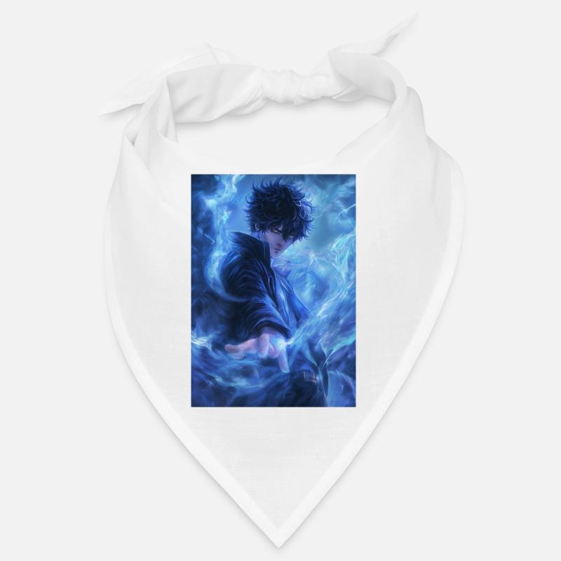 Fantasy Azure Flame Bandana