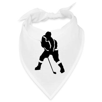 Eishockey - Bandana - Weiß - Vorne