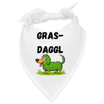 Grasdaggl Schwäbisch - Bandana - Weiß - Vorne