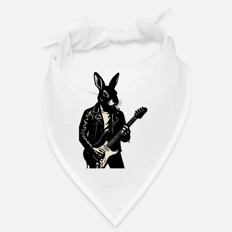 Rabbit in Leather joue de la guitare Bandana