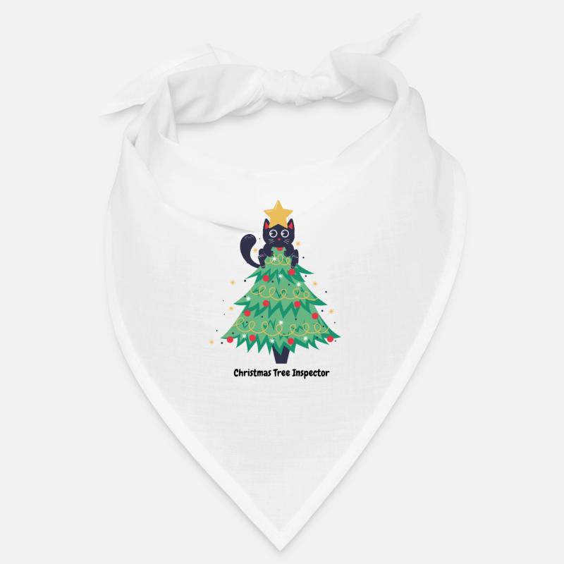 pull de noël chat dans sapin Bandana