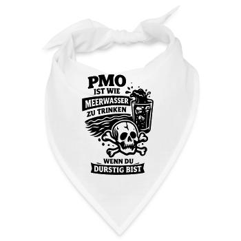 PMO No Nut November Fap Porn  - Bandana - Weiß - Vorne