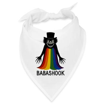 BABASHOOK: Der fabelhafte Regenbogengeist des Stolzes - Bandana - Weiß - Vorne
