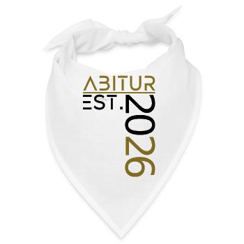 Abitur 2026 - Bandana - Weiß - Vorne