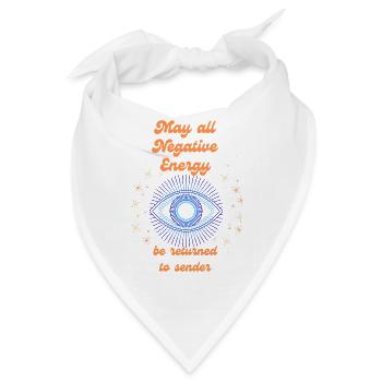 No Negative Energy - Bandana - Weiß - Vorne