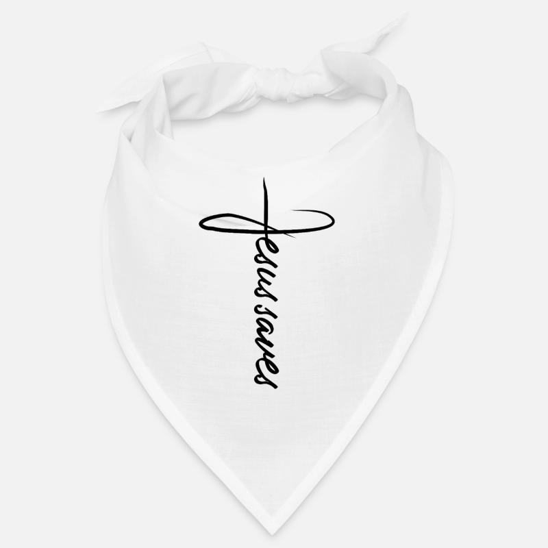 Jesus Christus Geschenk Spruch - Bandana - Weiß