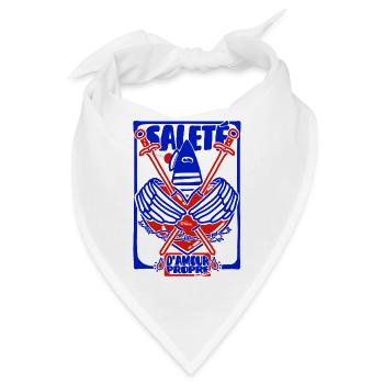 Dreck der Selbstliebe - Bandana - Weiß - Vorne