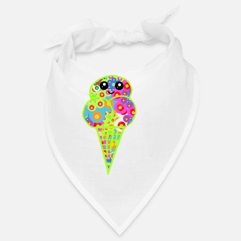 Retro Eis Vintage Kinder Kind 60er  Bandana