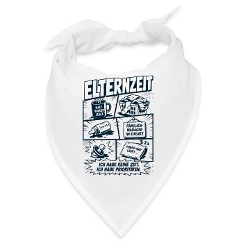 Elternzeit Prioritäten Manager - Bandana - Weiß - Vorne