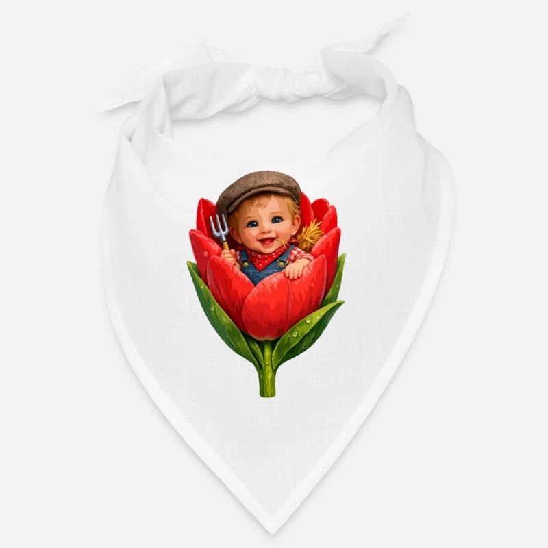 Bébé dans Tulip Bud Bandana