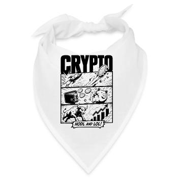 HODL LOL Crypto Comic - Bandana - Weiß - Vorne