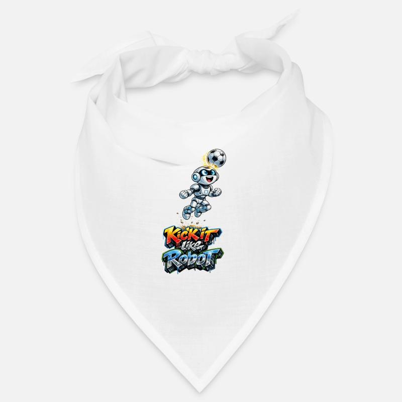 Header Robot - Bandana - white