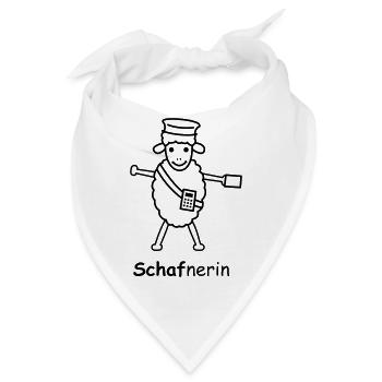 TIB_Schaf-nerin - Bandana - Weiß - Vorne