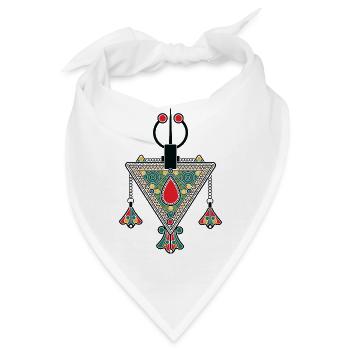 Juwelen von Kabylien - Bandana - Weiß - Vorne