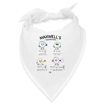 Maxwells Gleichungen - Bandana - Weiß - Vorne