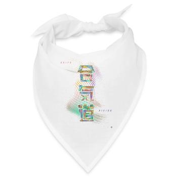 Aikido Einheitliches farbiges Kanji-Kalligraphie-Design - Bandana - Weiß - Vorne