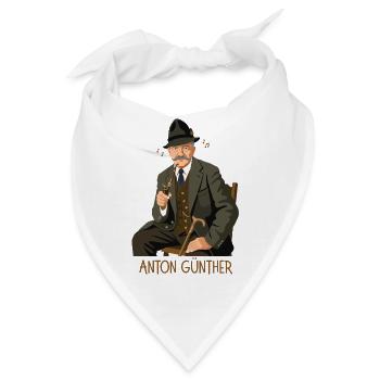 Liedermacher aus dem Erzgebirge: Anton Günther - Bandana - Weiß - Vorne