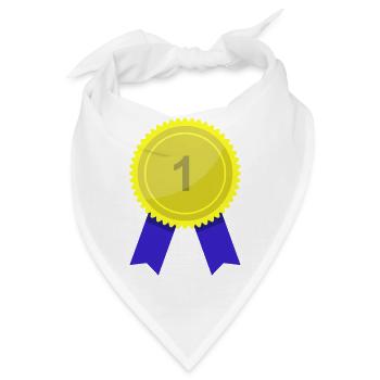 Medaille - Bandana - Weiß - Vorne