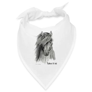 Islandpferd  - Bandana - Weiß - Vorne